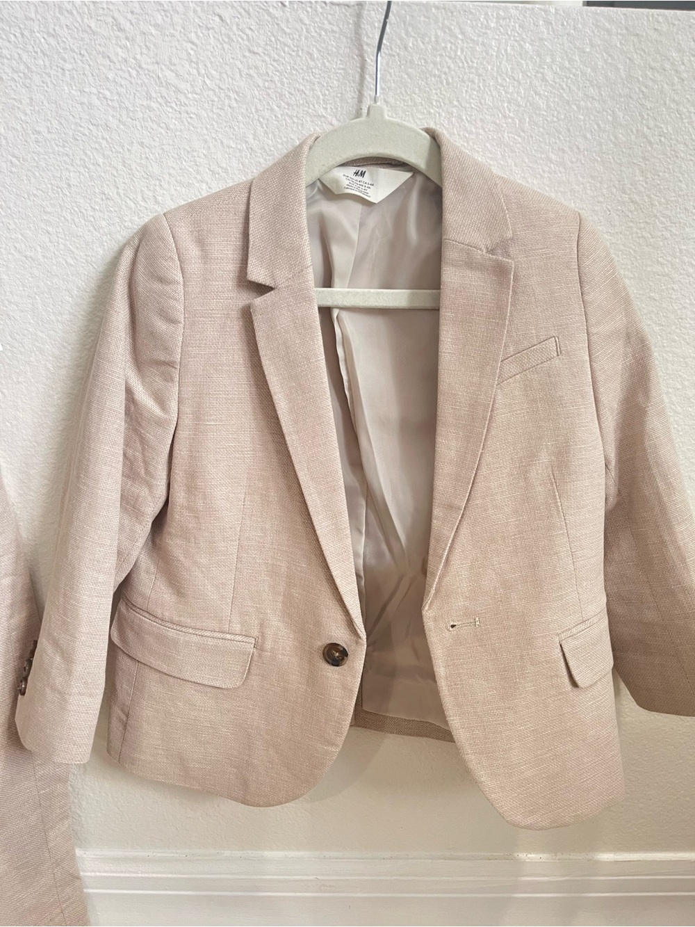 H&M Tan blazer and pant set